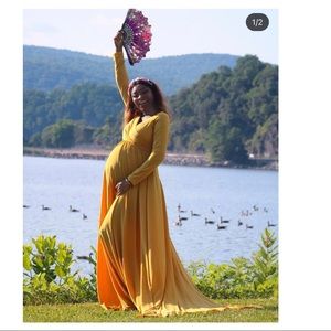 Maternity Fotoshoot/baby shower dress